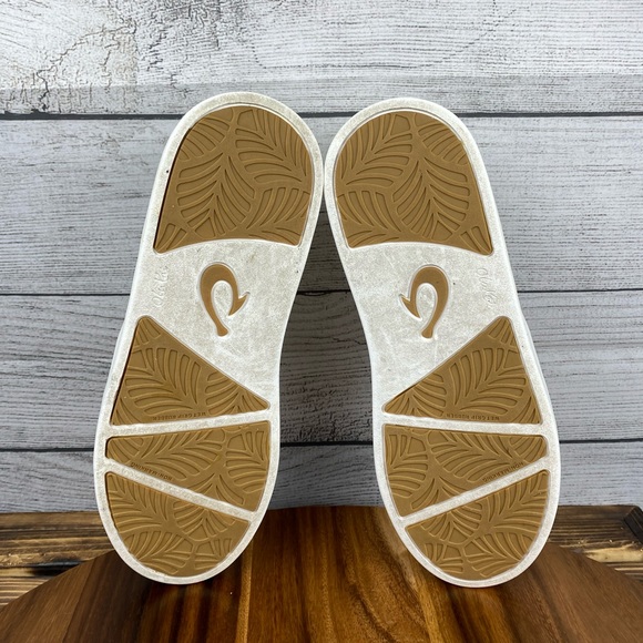 OluKai Ki‘ihele Slip On Bright White Sneaker 20452 Women’s Shoe Size 8.5 - Picture 11 of 12